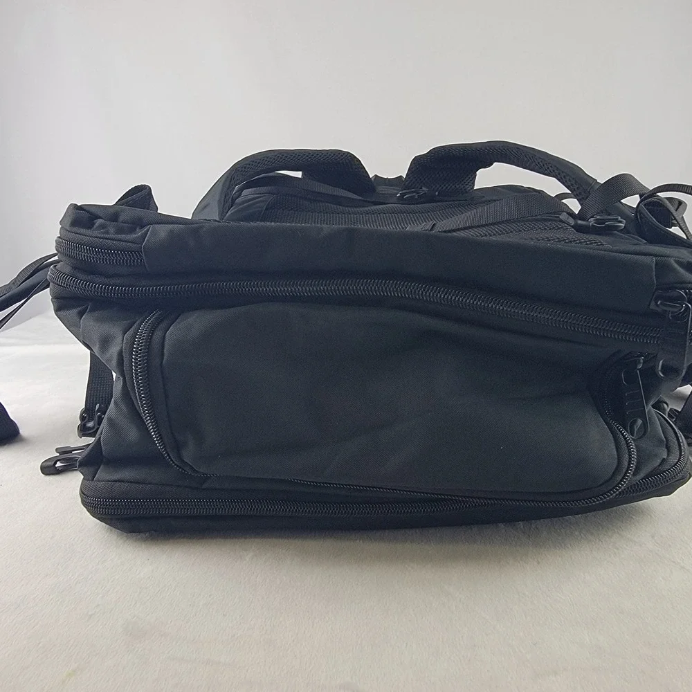 GIEURY Black Travel Backpack Laptop Bag with USB Charging Port NWT